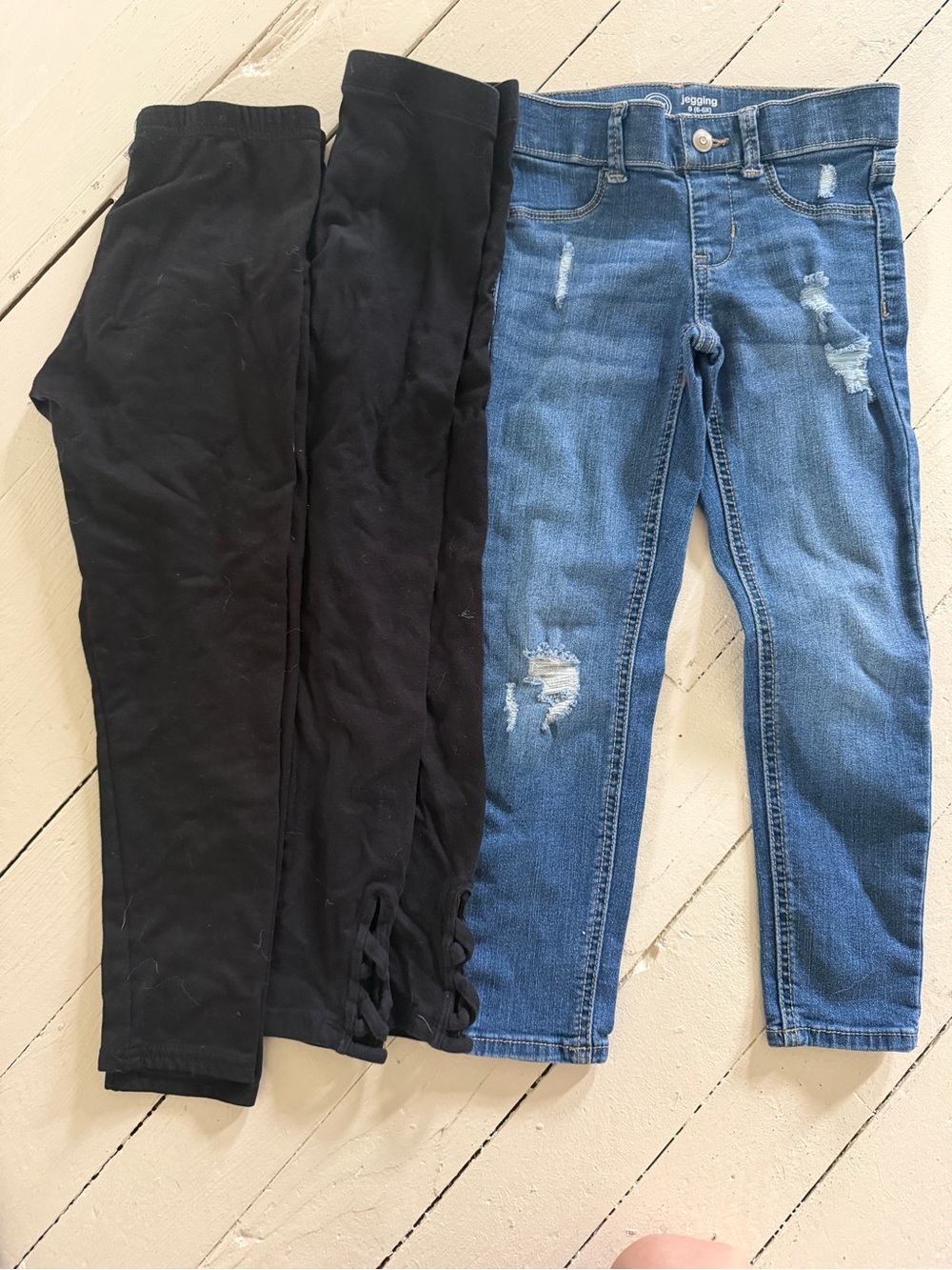 Wonder Nation Blue Distressed Skinny Jeans
